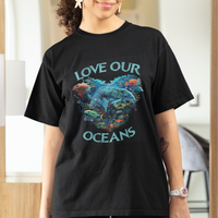 Earth Day T Shirt Love Our Oceans World Ocean Day Earth Day Crisis Environment - Wonder Print Shop
