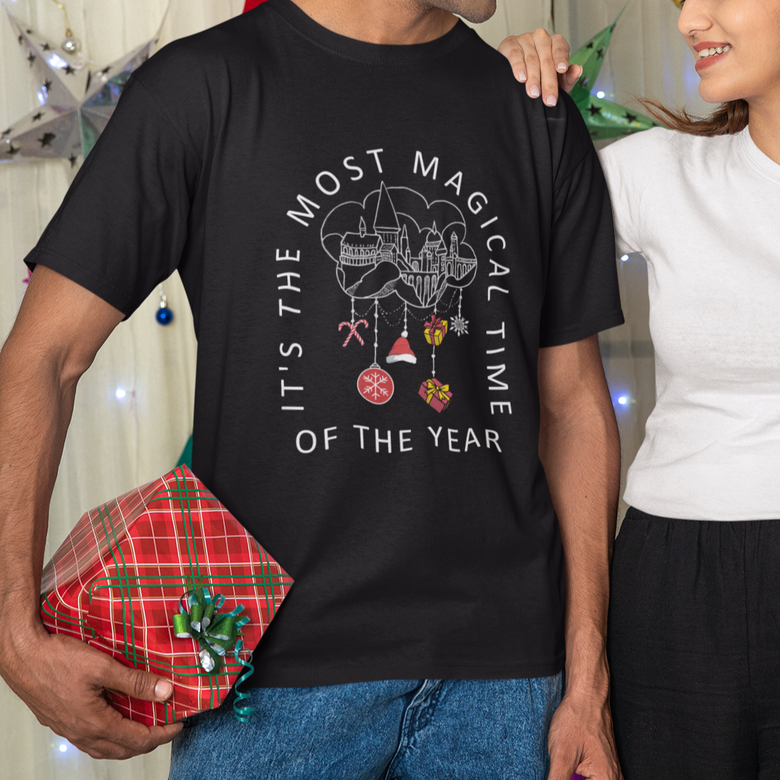 Christmas T Shirt It's The Most Magical Time Of The Year Dream Castle - Wonder Print Shop
