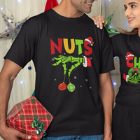 Christmas Couples T Shirt Chestnuts Xmas Matching Family Funny Nuts Skeleton - Wonder Print Shop