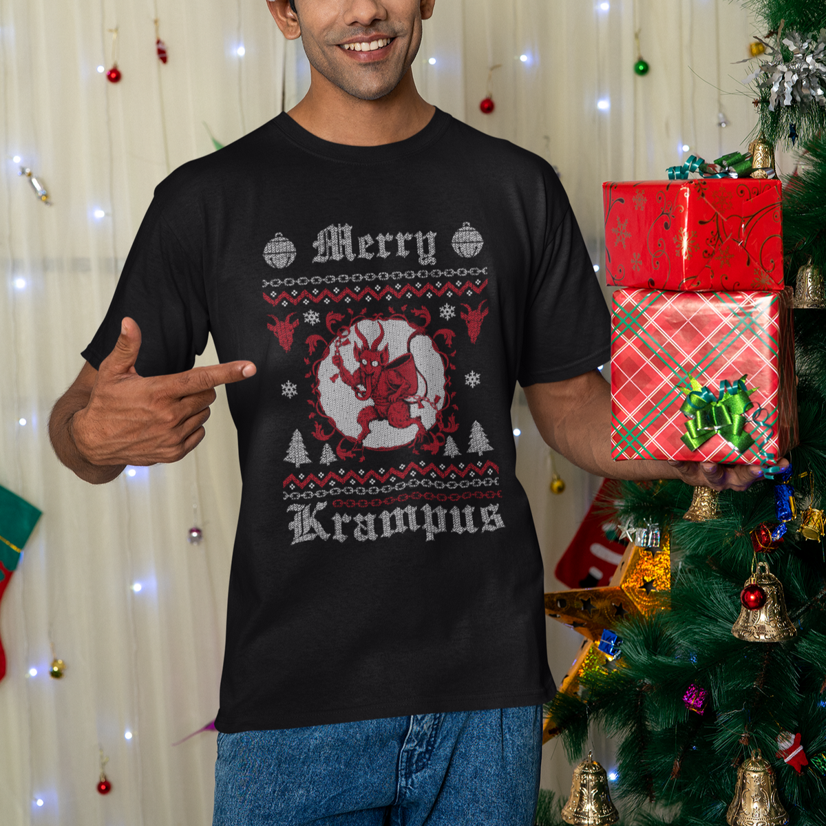 Merry Krampus Horor Christmas Evil T Shirt - Wonder Print Shop