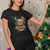 Pediatric Nurse Christmas Crew Cute Reindeer Light T Shirt For Women - Wonder Print Shop