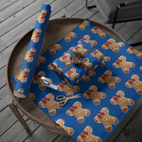 Gingerbread Man Wrapping Paper Roll Christmas Cookie Costume - Wonder Print Shop