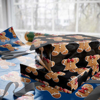 Gingerbread Man Wrapping Paper Roll Christmas Cookie Costume - Wonder Print Shop