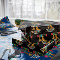 Giraffe Autism Awareness Wrapping Paper Roll Seeing World Different Angle - Wonder Print Shop