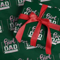 Girl Dad Est 2026 Wrapping Paper Roll Proud New Dad Gift
