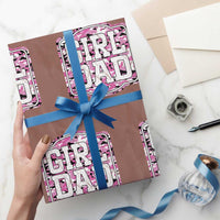 Girl Dad Wrapping Paper Roll Pink Camo Hunting Daddy Father's Day - Wonder Print Shop
