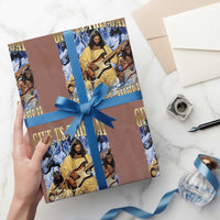 Give Us This Day Our Daily Shred Funny Christian Jesus Rock Wrapping Paper Roll Faith Humor Music Lover Inspired Gift
