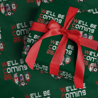 Glitched North America Eagle Soccer Wrapping Paper Roll We Will Be Coming 26