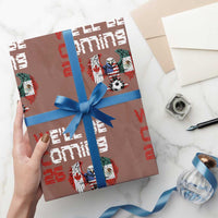 Glitched North America Eagle Soccer Wrapping Paper Roll We Will Be Coming 26