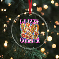Glizzy Gobbler Hot Dog Meme Crystal Glass Ornament Meme Hilarious Hotdog Glizzy Lovers - Wonder Print Shop