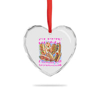 Glizzy Gobbler Hot Dog Meme Heart Crystal Glass Ornament Meme Hilarious Hotdog Glizzy Lovers - Wonder Print Shop