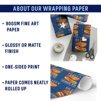 Glizzy Gobbler Wrapping Paper Roll Vintage Hot Dog Meme Funny Foodie Gen Z - Wonder Print Shop