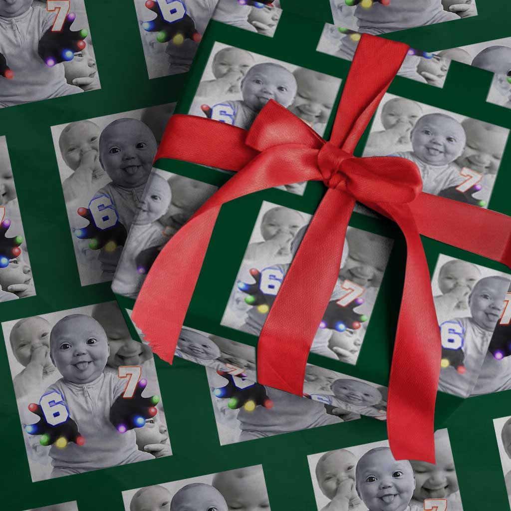 Gloving Niche 67 Ai Baby Meme Wrapping Paper Roll Six Seven Hand Funny Laughing Baby