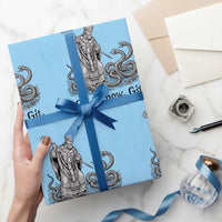 Go On Now Git Funny Saint Patrick Banishing Snakes Wrapping Paper Roll Irish History Humor St Patricks Day