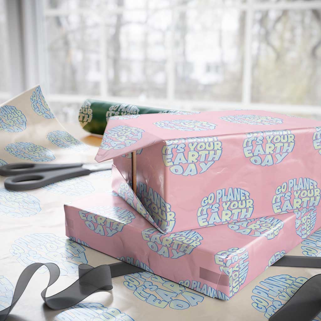 Go Planet It Is Your Earth Day Wrapping Paper Roll Environmental Activism