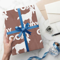 Goat Daddy Wrapping Paper Roll Funny Fathers Day Presents For Goat Dad
