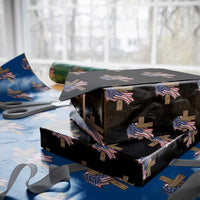 God Bless America 250 Years Wrapping Paper Roll 4th of July Christian Jesus