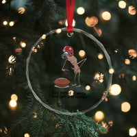 God Forbid a White Boy Get a Lil Motion Crystal Glass Ornament Marcus The Worm Robert Meme Funny Internet Quote TS14