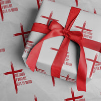 God Forbid A White Boy Get A Lil Motion Wrapping Paper Roll Funny Christian Quote Meme - Wonder Print Shop