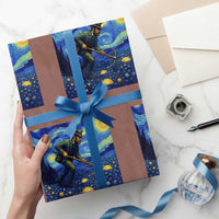 Gold Miner Starry Night Van Gogh Wrapping Paper Roll - Wonder Print Shop