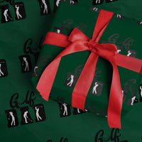 Golf Dad Wrapping Paper Roll Gift For Sport Lover - Wonder Print Shop
