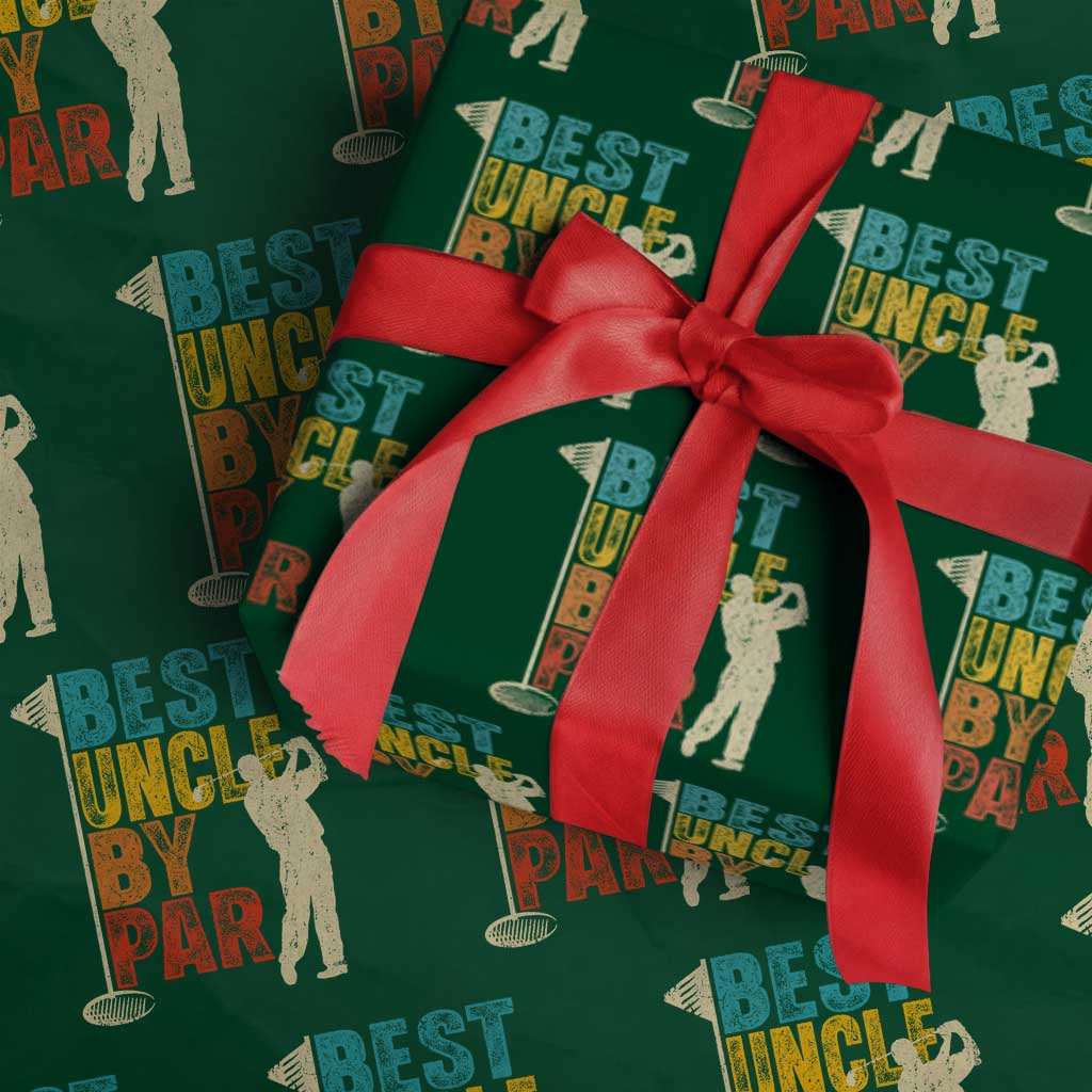 Golf Gifts for Uncle Wrapping Paper Roll Golf Fathers Day Golfer Uncle Gift - Wonder Print Shop
