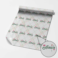 Golf Lover Amen Azalea Graphic Wrapping Paper Roll Augusta Georgia Traditions Golfing Fan