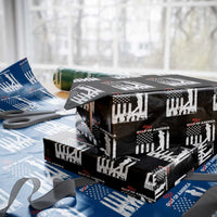 Golf Of America Patriotic USA Flag Wrapping Paper Roll Funny Golfing Pun American Sports Gift for Patriotic Golfers n Dads
