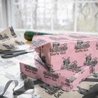 Go'n Git Funny Saint Patrick Banishing Snakes Wrapping Paper Roll Irish History Humor St Patricks Day