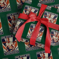 Good Better Best Shirtless Ben Wrapping Paper Roll Retro Funny Football Coach Meme Gift for Fans - Wonder Print Shop