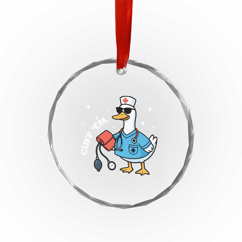 Goose Nurse Crystal Glass Ornament Cuff Em Cute Nursing Graduation Gift - Wonder Print Shop