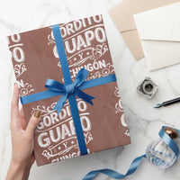 Gordito Guapo y Chingon Wrapping Paper Roll Funny Mexican Spanish Saying
