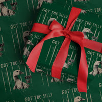 Got Too Silly Wrapping Paper Roll Funny Goose Jailbird Prison