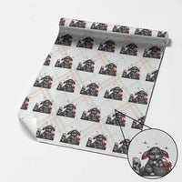 Gothic Easter Bunny Wrapping Paper Roll Dark Aesthetic Rabbit Gift