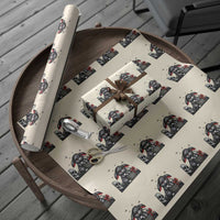Gothic Easter Bunny Wrapping Paper Roll Dark Aesthetic Rabbit Gift