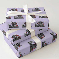 Gothic Easter Bunny Wrapping Paper Roll Dark Aesthetic Rabbit Gift