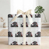 Gothic Easter Bunny Wrapping Paper Roll Dark Aesthetic Rabbit Gift