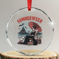 Gothic Summerween Crystal Glass Ornament Spooky Summer Halloween Horror Character TS02