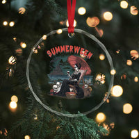 Gothic Summerween Crystal Glass Ornament Spooky Summer Halloween Horror Character TS02