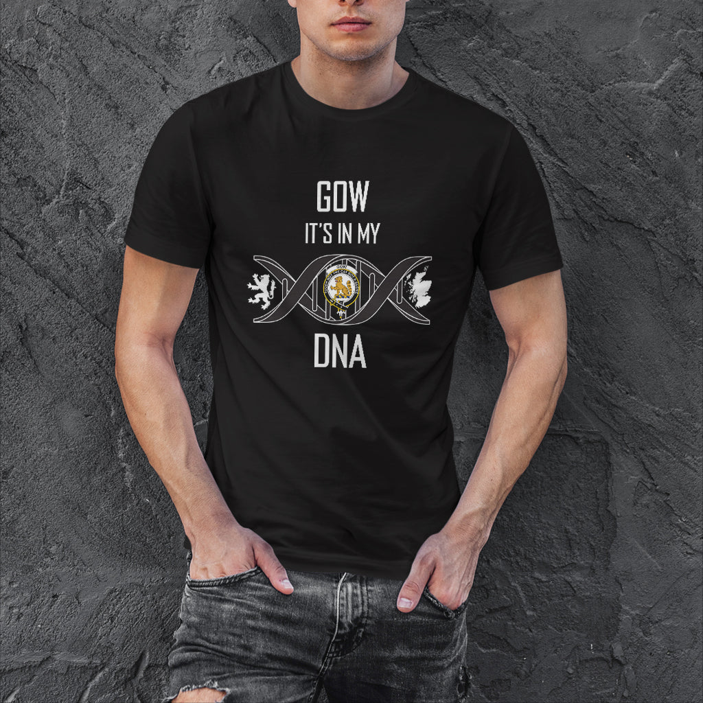 gow-clan-crest-dna-in-me-2d-cotton-mens-t-shirt