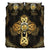 gow-clan-crest-golden-celtic-cross-thistle-style-bedding-set