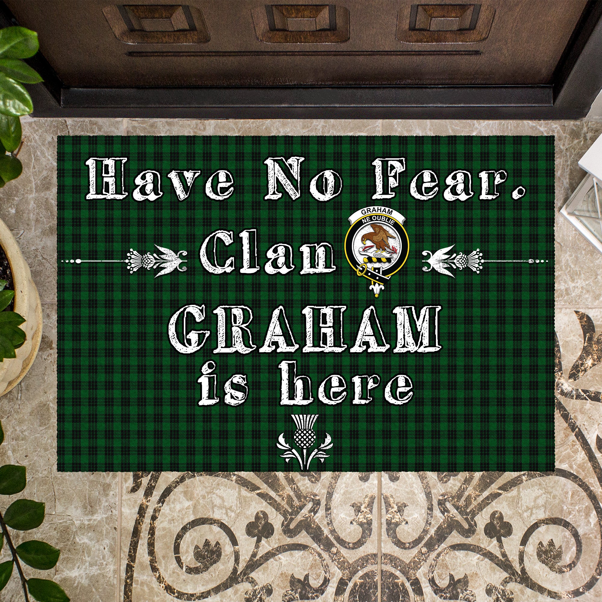 graham-clan-tartan-door-mat-family-crest-have-no-fear-tartan-door-mat