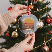 Grand Canyon Arizona 90s Desert Sunset Nostalgia Hiking Crystal Glass Ornament
