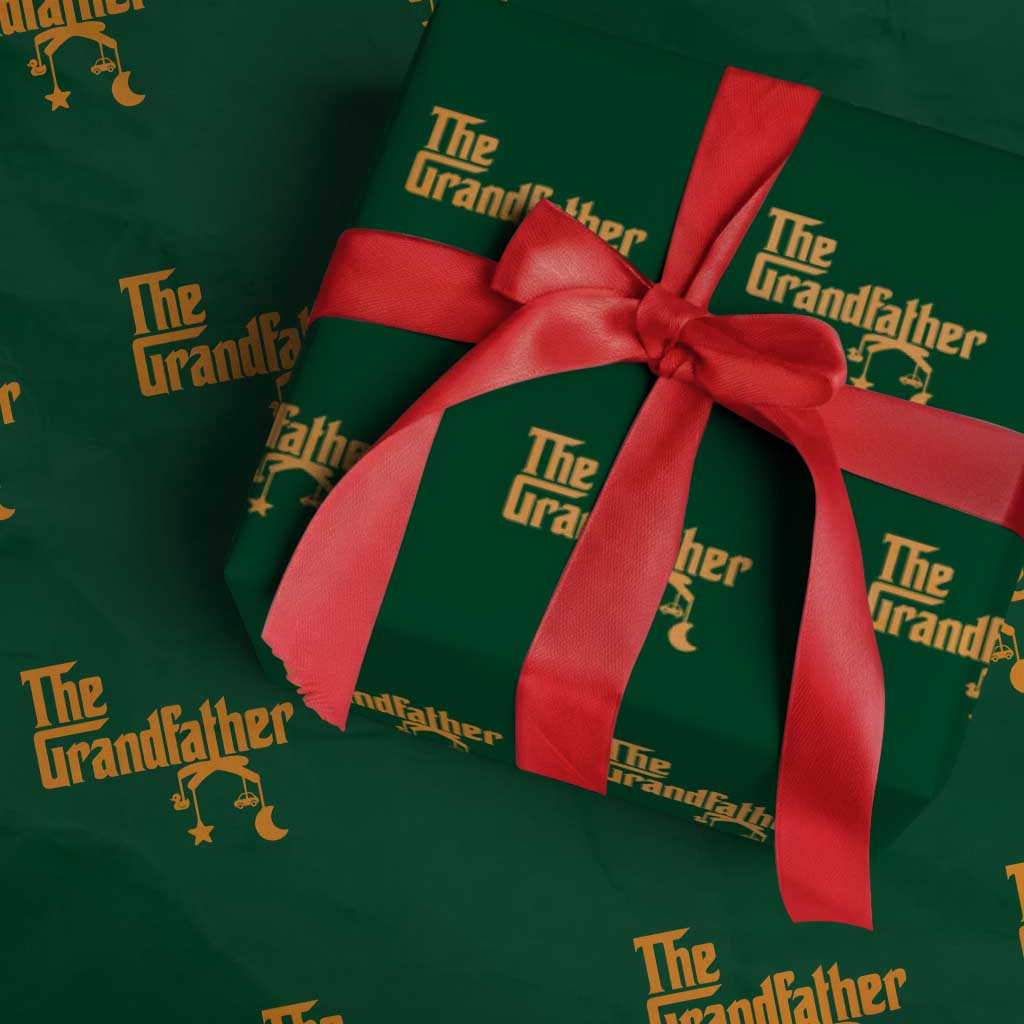 Grandfather Wrapping Paper Roll Funny Grandpa Fathers Day - Wonder Print Shop