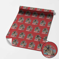 Grandmasaurus Funny Dinosaur Grandma Wrapping Paper Roll Family Matching