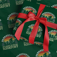 Grandpa Bigfoot Wrapping Paper Roll Retro Sasquatch Funny - Wonder Print Shop