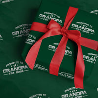 Grandpa Est 2026 Wrapping Paper Roll Fathers Day Gifts - Wonder Print Shop