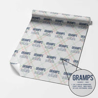Grandpa Gift For Gramps Wrapping Paper Roll Fathers Day Birthday Gift Idea
