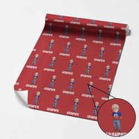 Granpapa Haitian Creole Grandpa Pride Wrapping Paper Roll Grandfather Hispanic Haiti Heritage Father's Day