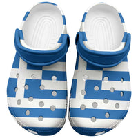 Greece Clogs Shoes Flag Color Inspiration - Wonder Print Shop